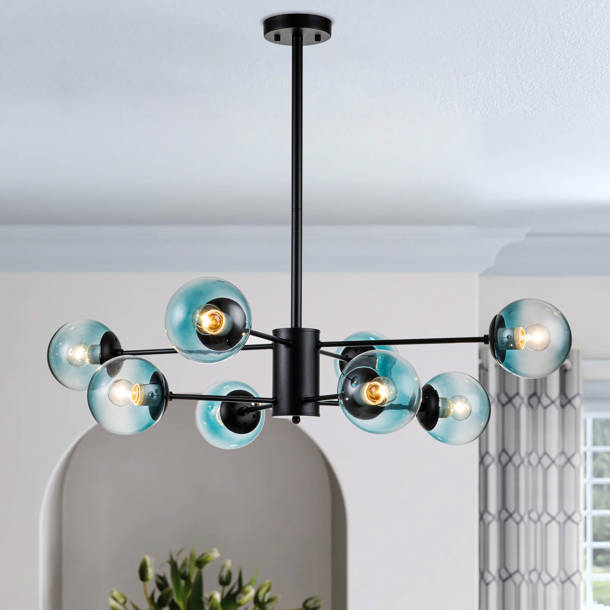 Wade Logan Burness Light Dimmable Sputnik Modern Linear